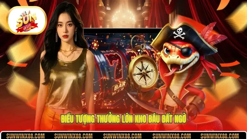 Biểu tượng thưởng lớn kho báu bất ngờ